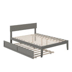 AFI Boston Platform Bed with Trundle
