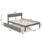 AFI Boston Platform Bed with Trundle