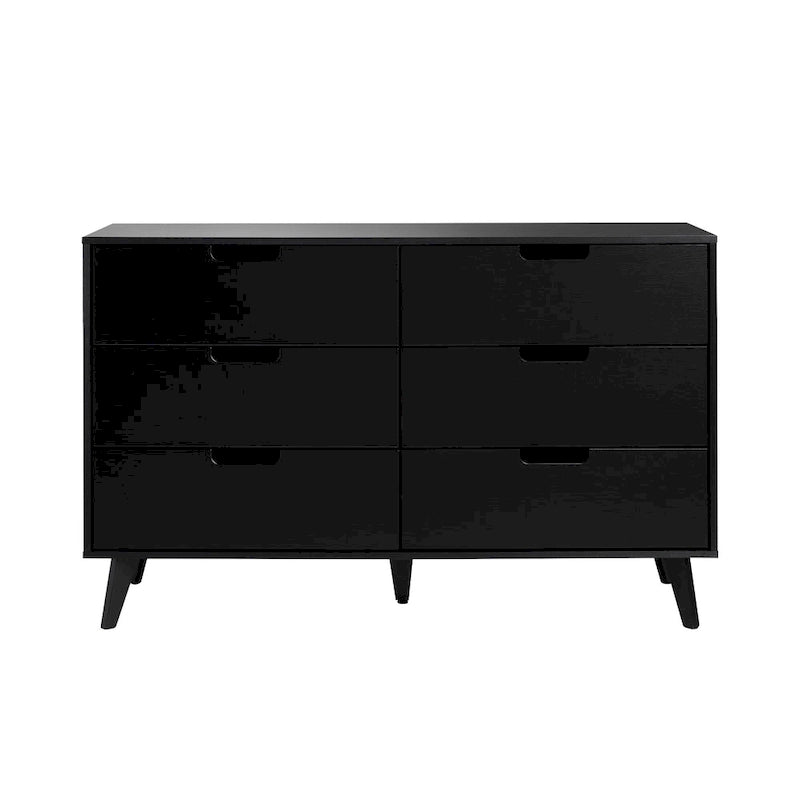 Middlebrook Designs Hans 6 Drawer Dresser with Cut Out Handles