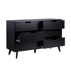 Middlebrook Designs Hans 6 Drawer Dresser with Cut Out Handles