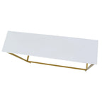 Carolina Living Slim Console Table - White/Gold