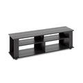 Bakersfield Black Wooden TV Stand, for TVs up to 75 