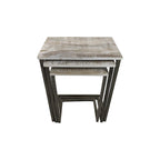 Carolina Living Addison Nesting Table Set - Whitewash