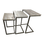 Carolina Living Addison Nesting Table Set - Whitewash