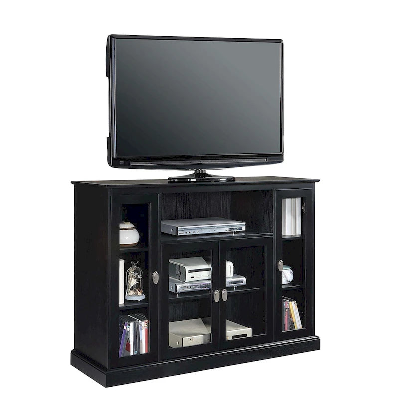 Convenience Concepts Summit Highboy 60  TV Stand with Storage Cabinets and Shelves