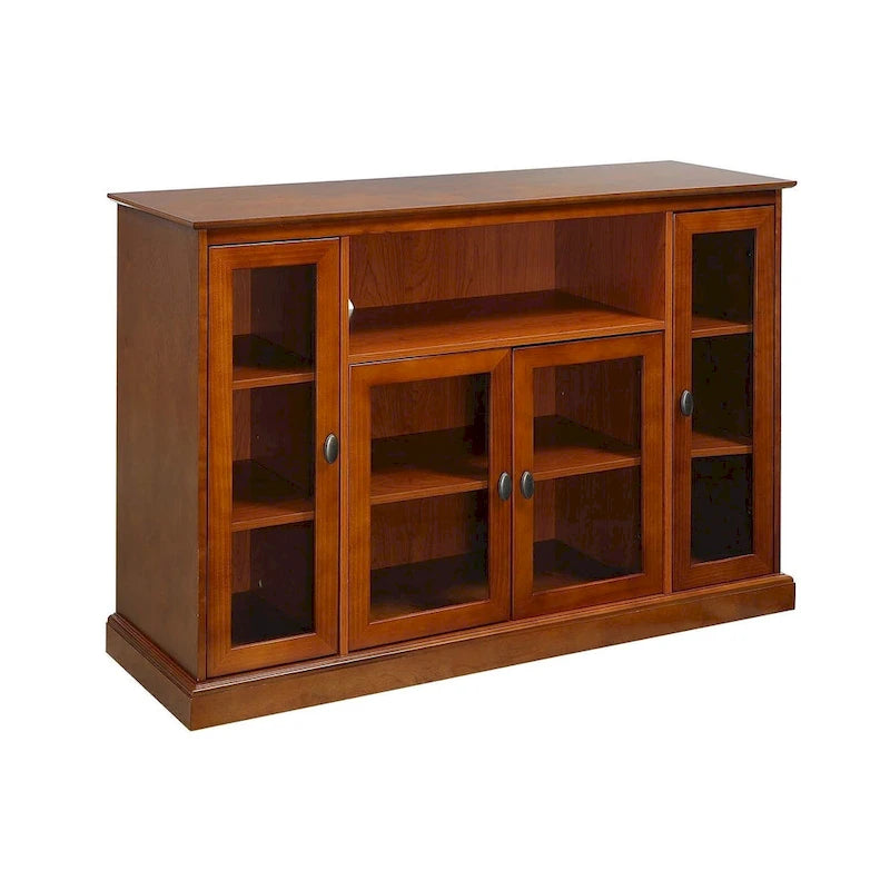 Convenience Concepts Summit Highboy 60  TV Stand with Storage Cabinets and Shelves
