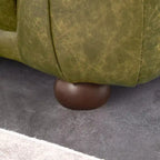 Mayla Mid Century Modern Luxury Italian Leather Couch