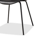 Jaden Modern and Contemporary 4-Piece Plastic/Metal Dining Chair Set