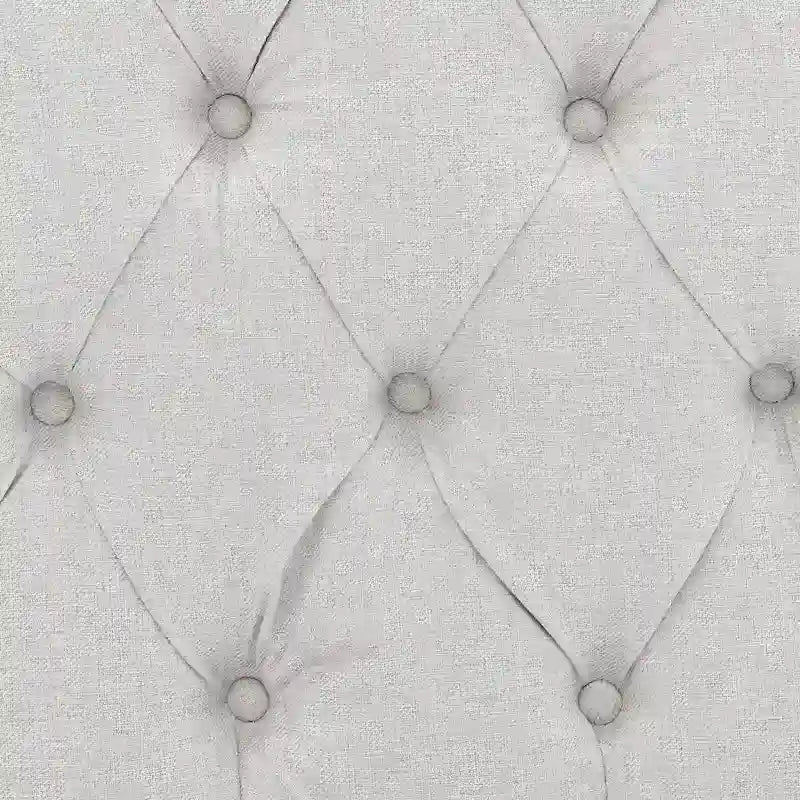 Full Daybed with Trundle Upholstered Tufted Sofa Bed, with Button and Copper Nail on Square Arms