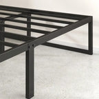 Priage by Zinus Black Metal 14-inch Platform Bed