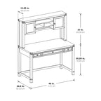 Baton Rouge Hutch and Desk