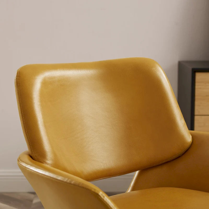 Art Leon Modern Swivel & Adjustable Home Office Accent Arm Chair