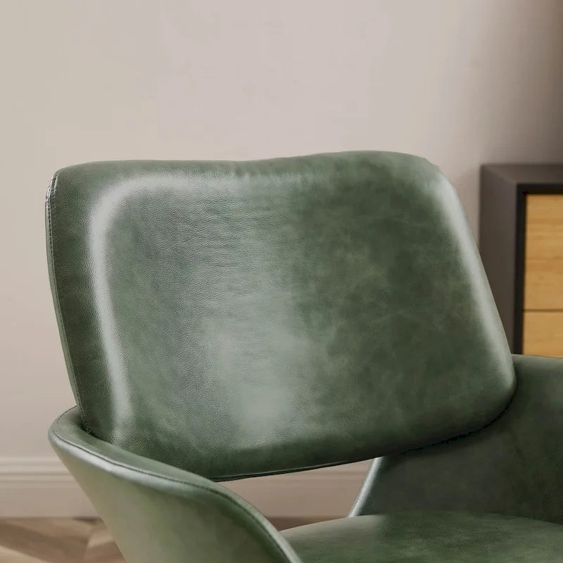 Art Leon Modern Swivel & Adjustable Home Office Accent Arm Chair