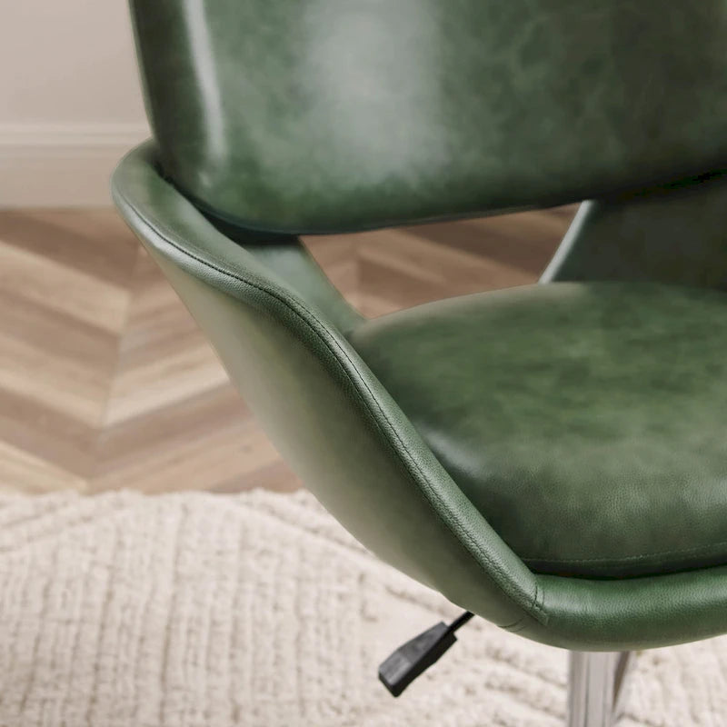 Art Leon Modern Swivel & Adjustable Home Office Accent Arm Chair