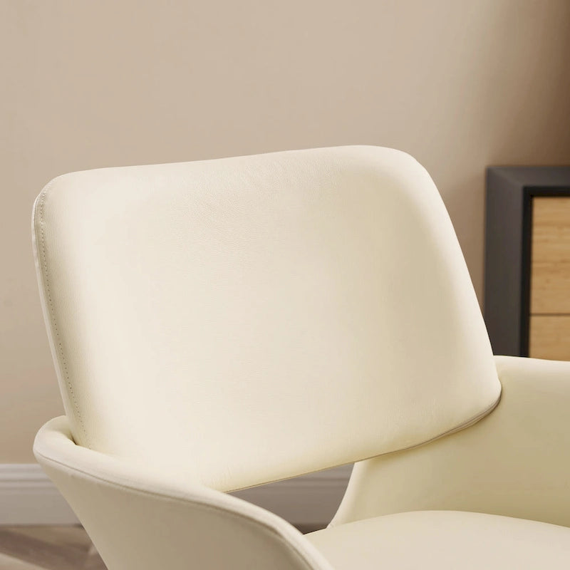 Art Leon Modern Swivel & Adjustable Home Office Accent Arm Chair