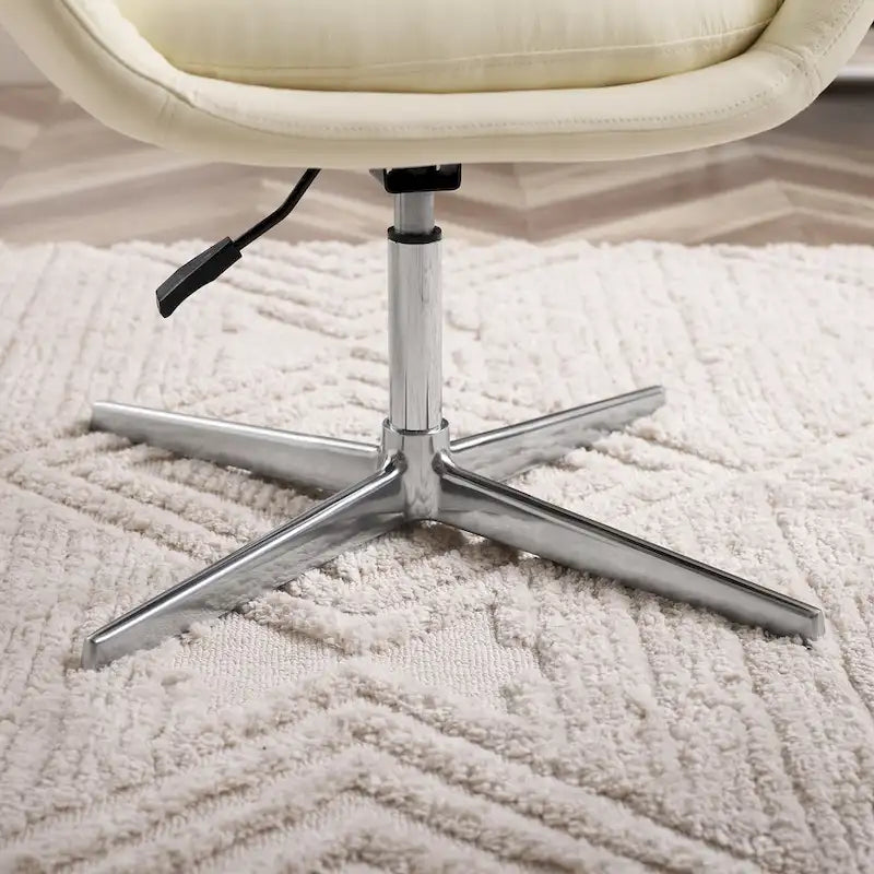 Art Leon Modern Swivel & Adjustable Home Office Accent Arm Chair