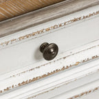 Magnolia Manor Antique White Weathered Bark Desk