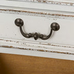 Magnolia Manor Antique White Weathered Bark Desk