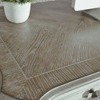 Magnolia Manor Antique White Weathered Bark Desk