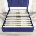 Furniture of America Chapla Art Deco Upholstered 4-drawer Platform Storage Bed