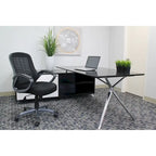 Boss Ribbed High Back Mesh Chair