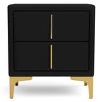 Glim Glam Fabric 2-Drawer Nightstand by Furniture of America