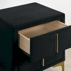 Glim Glam Fabric 2-Drawer Nightstand by Furniture of America