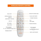 ESHINE Adjustable Bed Frame - 12 inch Hybrid Memory Foam Mattress 3000 Series