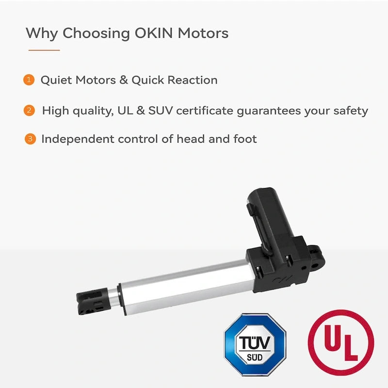 ESHINE Adjustable Bed Frame - 12 inch Hybrid Memory Foam Mattress 3000 Series