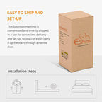 ESHINE Adjustable Bed Frame - 12 inch Hybrid Memory Foam Mattress 3000 Series