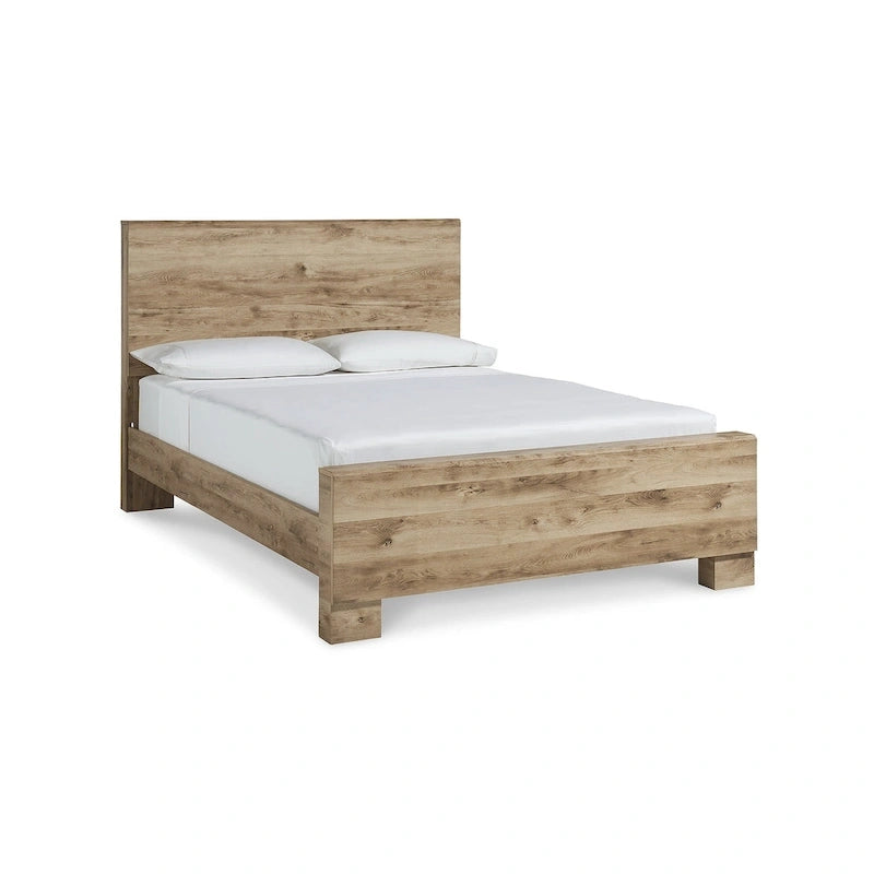 Signature Design by Ashley Hyanna Tan Brown Panel Bed