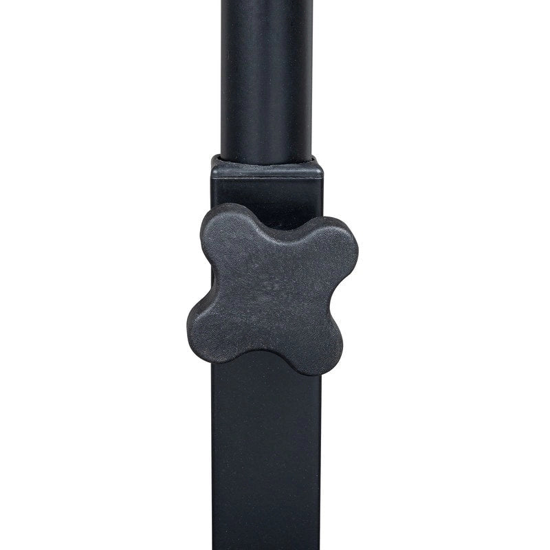 Height adjustable Chipboard & Steel Side Table with Baffle