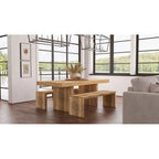 Timbergirl Handmade Solid Mango Wood Dining Table - 80