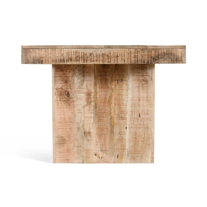 Timbergirl Handmade Solid Mango Wood Dining Table - 80