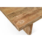 Timbergirl Handmade Solid Mango Wood Dining Table - 80