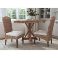 Natural Rattan Cushioned Dining Chairs By - Set Of 2 by East at Main