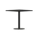 30  Square Laminate Table Top with 18  Round Table Height Base - 30 W x 30 D x 31.125 H - 30 W x 30 D x 31.125 H