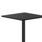 30  Square Laminate Table Top with 18  Round Table Height Base - 30 W x 30 D x 31.125 H - 30 W x 30 D x 31.125 H