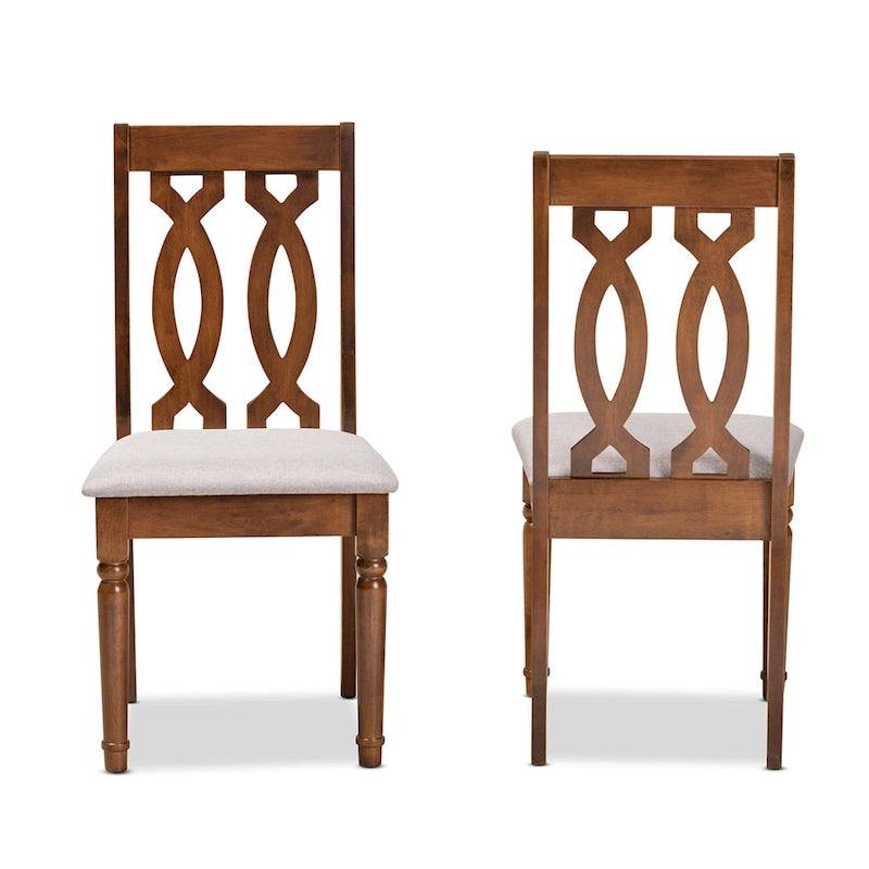 Cherese Modern and Contemporary 2-Piece Dining Chair Set