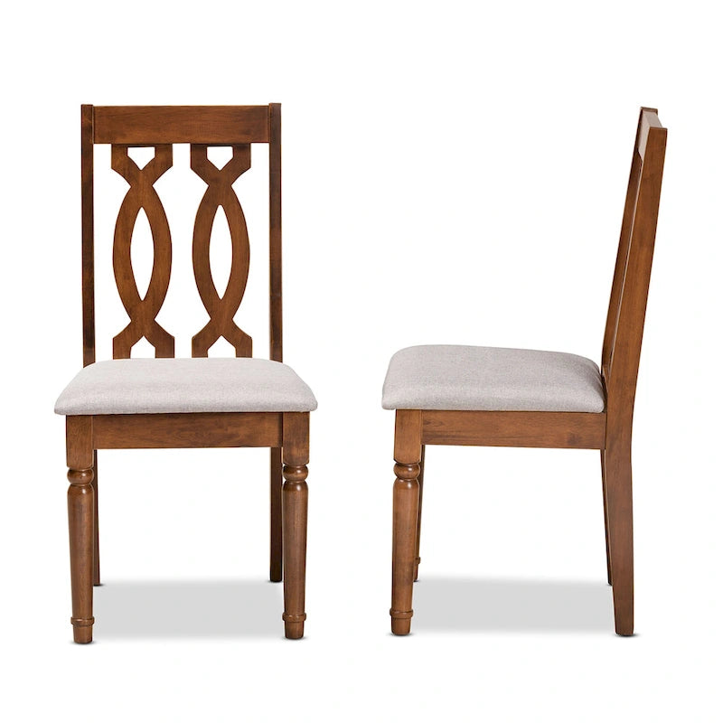 Cherese Modern and Contemporary 2-Piece Dining Chair Set