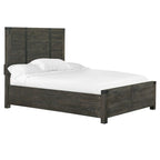 Abington Panel Bed in Weathered Charcoal