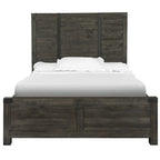 Abington Panel Bed in Weathered Charcoal