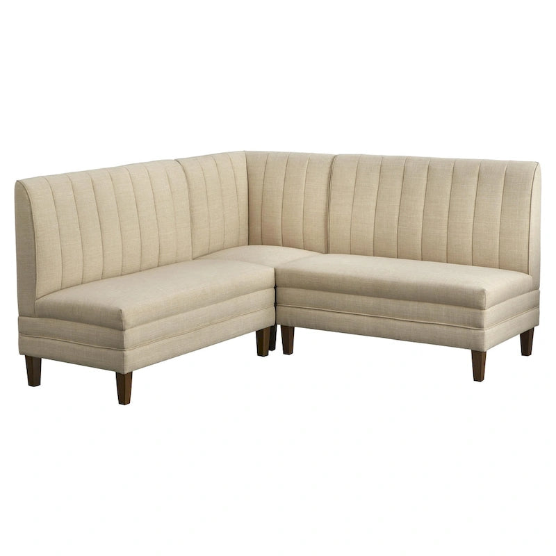 Lifestorey Kerrington Channel Back Upholstered Bench