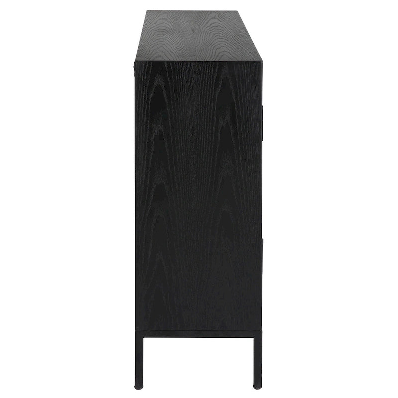 Uttermost Front Range Dark Oak 2 Door Cabinet - 40.25 W X 32.5 H X 11.625 D (in)