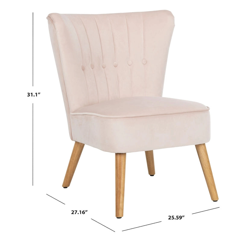 SAFAVIEH Adela Mid-Century Accent Chair - 25.6  x 27.2  x 31.1  - 26Wx27Dx31H