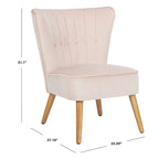 SAFAVIEH Adela Mid-Century Accent Chair - 25.6  x 27.2  x 31.1  - 26Wx27Dx31H