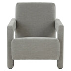 SAFAVIEH Couture Joffrette Modern Velvet Accent Chair - 27 In. W x 35 In. D x 30 In. H - 27Wx35Dx30H