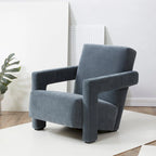 SAFAVIEH Couture Joffrette Modern Velvet Accent Chair - 27 In. W x 35 In. D x 30 In. H - 27Wx35Dx30H