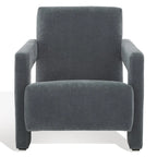 SAFAVIEH Couture Joffrette Modern Velvet Accent Chair - 27 In. W x 35 In. D x 30 In. H - 27Wx35Dx30H