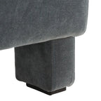 SAFAVIEH Couture Joffrette Modern Velvet Accent Chair - 27 In. W x 35 In. D x 30 In. H - 27Wx35Dx30H